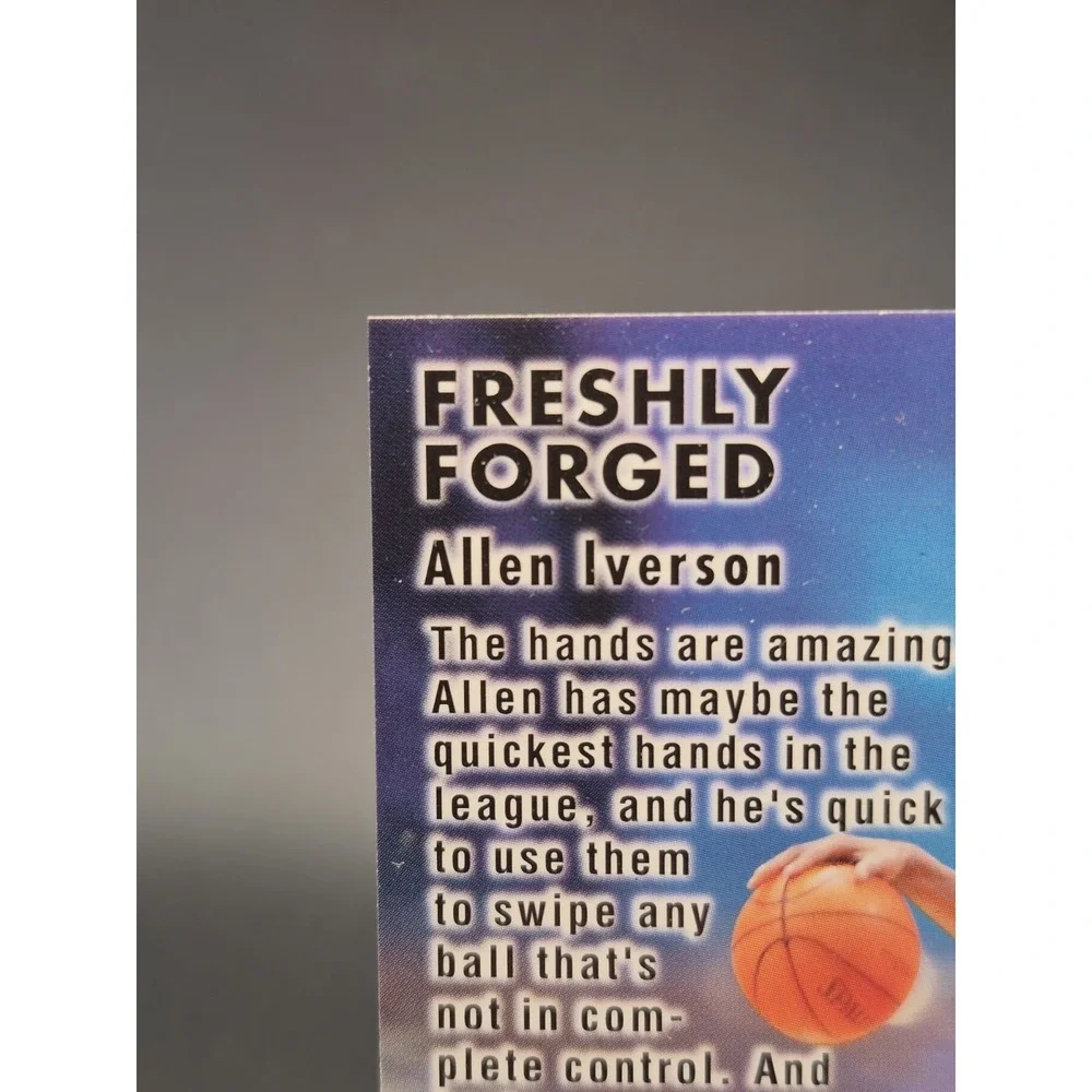 1996-97 Fleer Metal Allen Iverson Freshly Forged #8 of 15 (RC) Philadelph 76ers